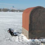 Fully insulated ice fishing shelter
