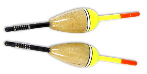 Eagle Claw Balsa Style Oval Fixed Float with 6-Inch Stem, 2
