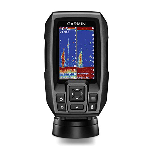 Garmin 010-01550-00 Striker 4 with Transducer, 3.5' GPS Fishfinder with Chirp Traditional Transducer